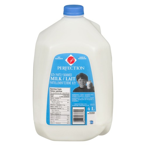 Perfection 1% Milk  Partly Skimmed 4 L