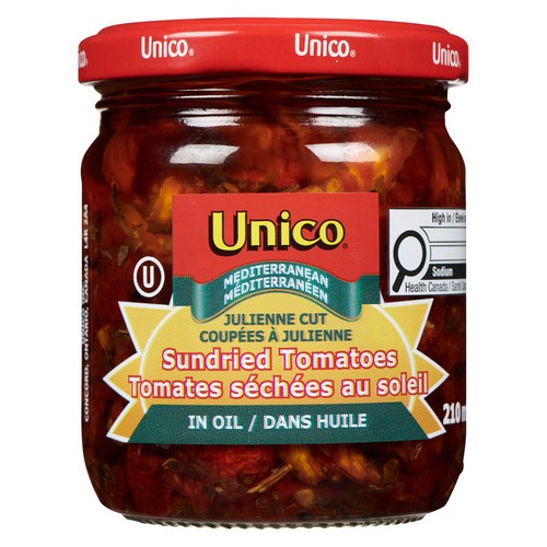 Unico Sundried Tomatoes Julienned 210 ml