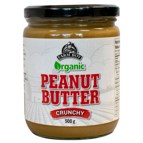 Farm Boy Organic Peanut Butter Crunchy 500 g