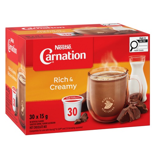 Nestlé Carnation Hot Chocolate Pods Rich And Creamy 450 g