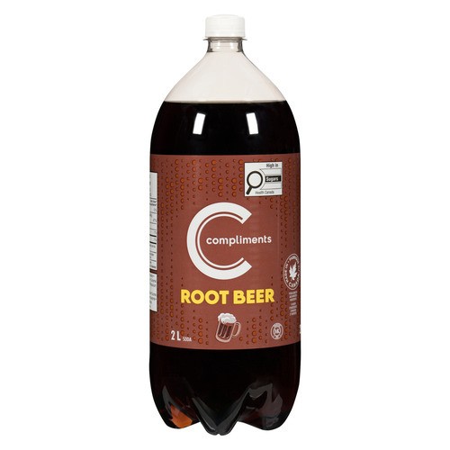Compliments Soft Drink Root Beer 2 L (bottle)
