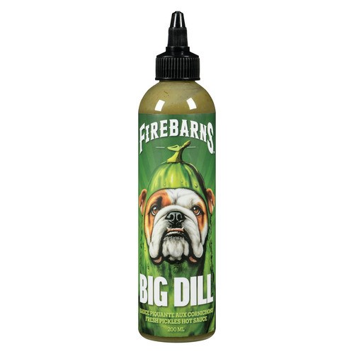 Firebarns Fresh Pickles Hot Sauce Big Dill 200 ml