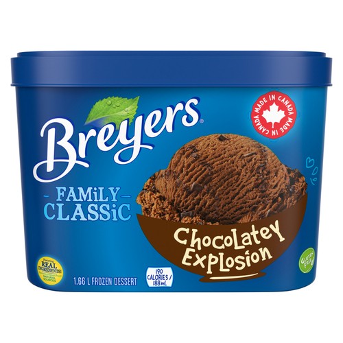 Breyers Frozen Dessert Chocolate Explosion 1.66 L