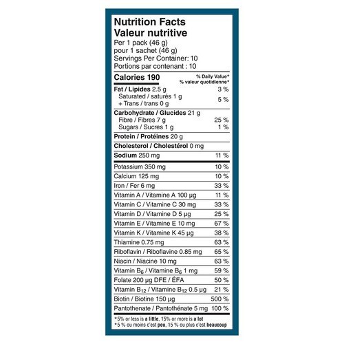 Vega One Gluten-Free All-In-One Protein Powder Shake Chocolate 10 x 46 g