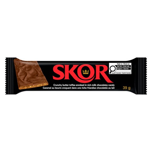 Skor Chocolate Bar Rich In Milk Buttery Toffee Crunch 39 g