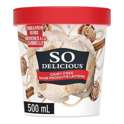 So Delicious Dairy-Free Cashew-Based Frozen Dessert Cinnamon Buns 500 ml