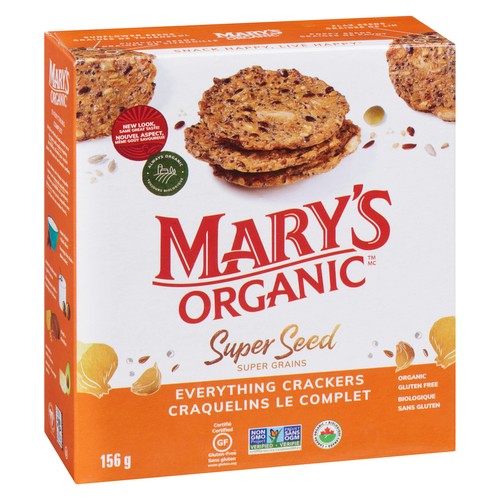 Mary's Organic Everything Crackers Super Seeds 155 g