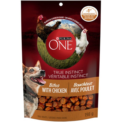 Purina ONE Dog Treats True Instinct Bites Chicken 198 g