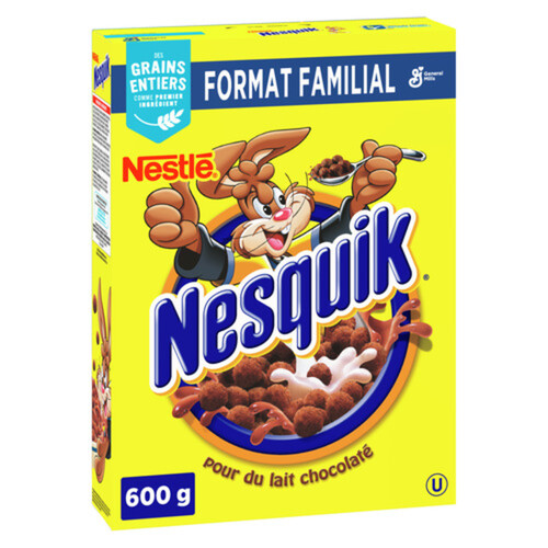 Voilà - Nesquik Breakfast Cereal Chocolate Whole Grains Family Size 600 g