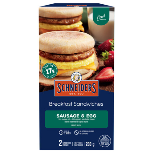 Schneiders Breakfast Sandwiches Sausage & Egg 288 g