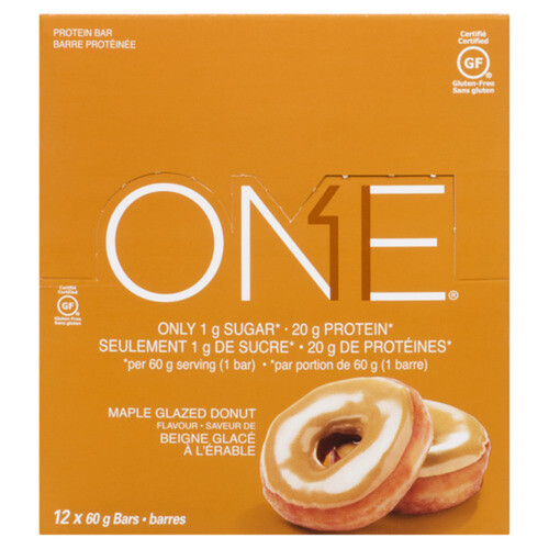 Oh Yeah! ONE Gluten-Free Protein Bar Maple Glazed Donut 12 x 60 g