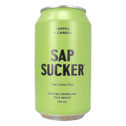 Sapsucker Sparkling Tree Water Lime One 355 ml (can)