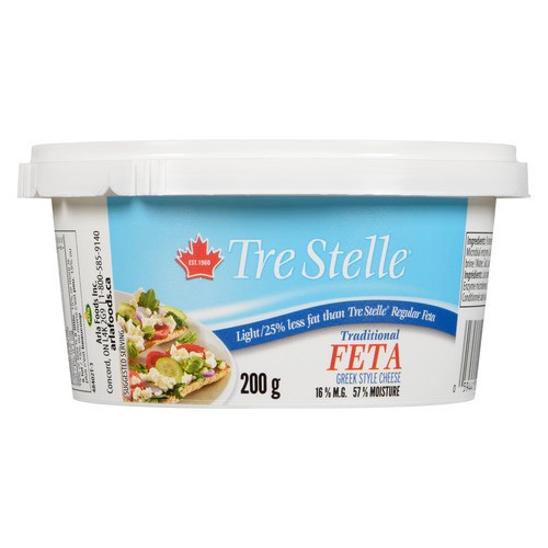 Tre Stelle Traditional Feta Cheese Light 200 g