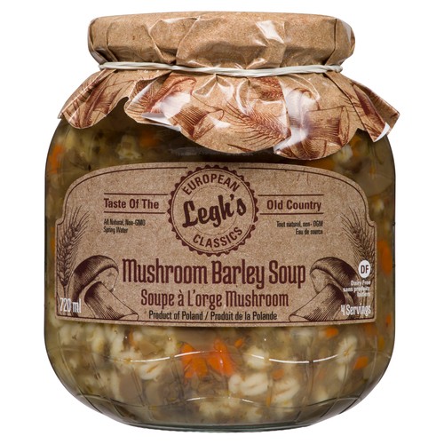 Legh's European Classics Soup Mushroom Barley 720 ml
