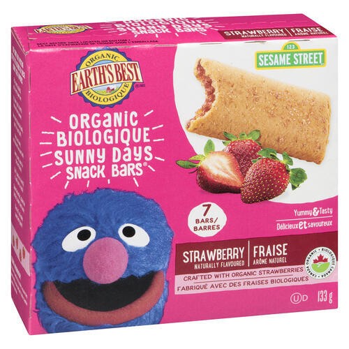 Earth's Best Organic Snack Bars Strawberry 133 g