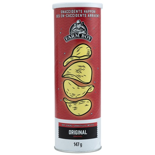 Farm Boy Stacks Potato Chips Original 147 g