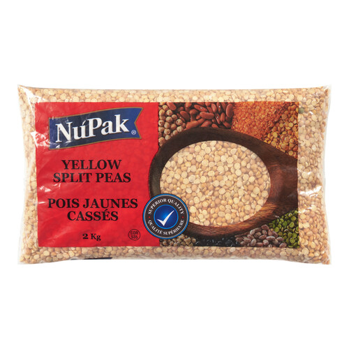 NuPak Yellow Split Peas 2 kg