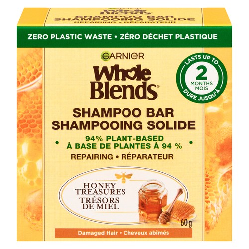 Garnier Ultra Doux Whole Blends Honey Treasures Solid Shampoo 60 g