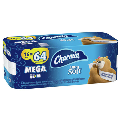 Charmin Bathroom Tissue Mega Roll Ultra Soft 16 Rolls