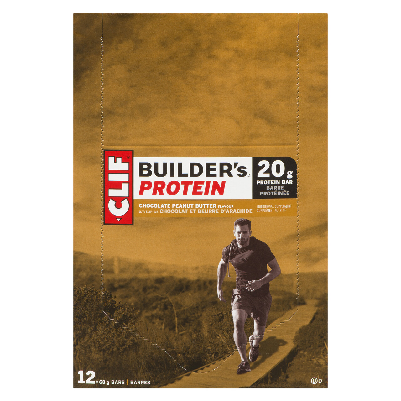 Clif Protein Bar Builder Peanut Butter 12 x 68 g Voilà Online