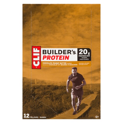 Clif Protein Bar Builder Peanut Butter 12 x 68 g