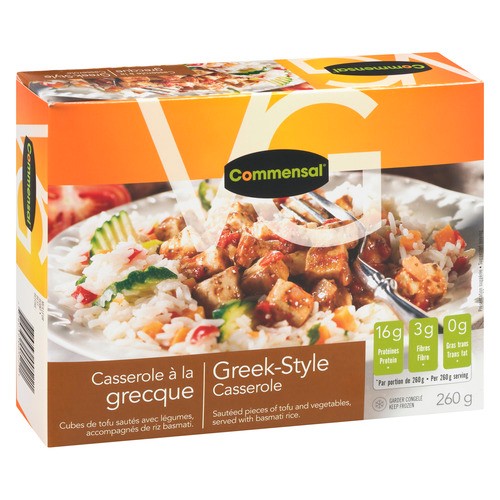 Commensal Frozen Dinner Greek Style Casserole 260 g