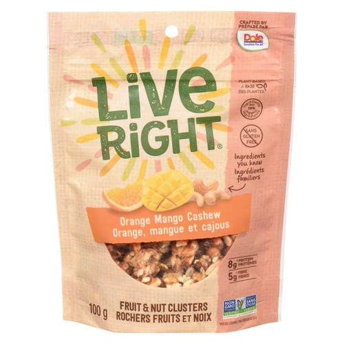 Dole Gluten-Free Fruit Nut Mix Orange Mango Cashew 100 g