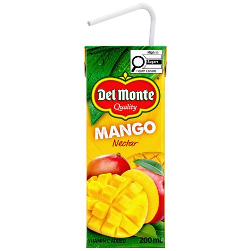 Del Monte Juice Mango Nectar 8 x 200 ml
