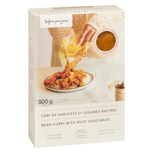 3 Times A Day White Bean Curry With Root Vegetables 300 g