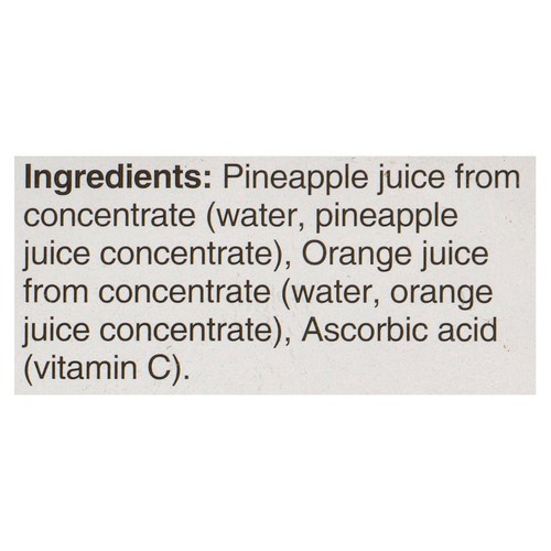 Dole Juice Pineapple Orange 4 x 240 ml
