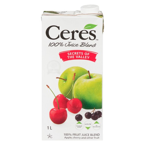 Ceres 100% Fruit Juice Blend Secret Of The Valley No Sugar Added 1 L