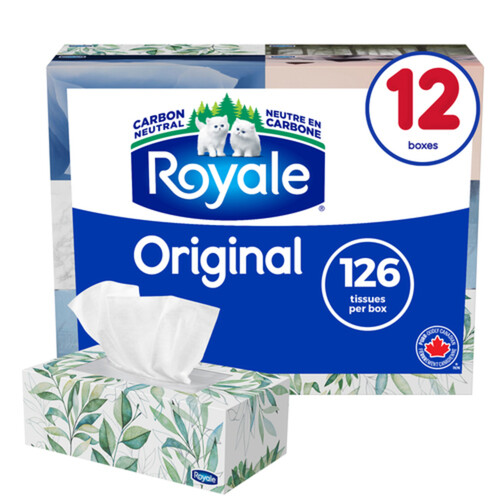 Royale Facial Tissue 2-Ply 12 Boxes x 126 Sheets