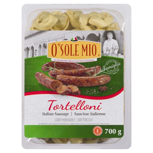 O'Sole Mio Tortellini Italian Sausage 700 g