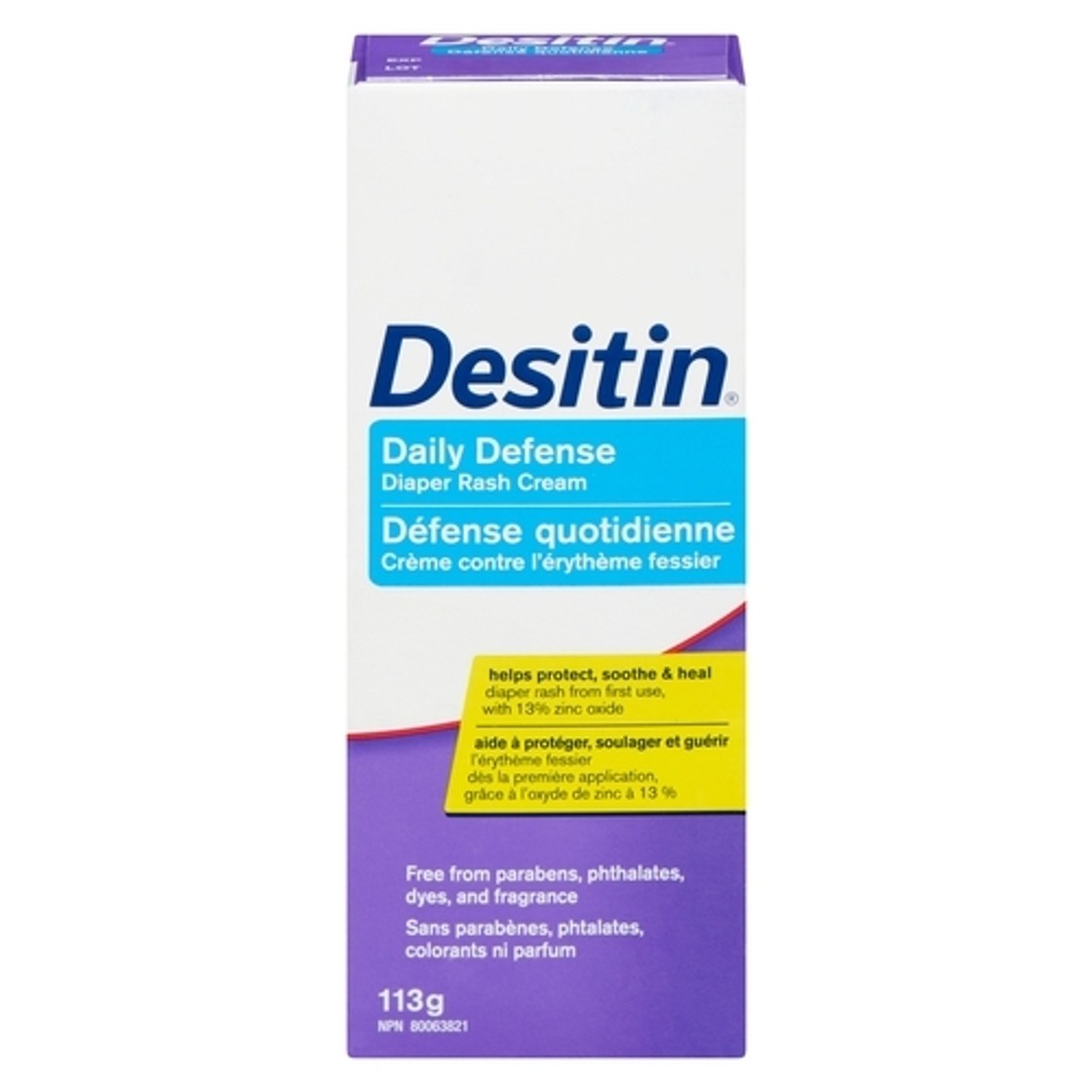 Destin Diaper Rash Cream Daily Defense 113 g - Voilà Online Groceries ...
