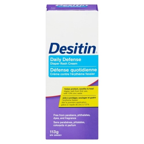 Destin Diaper Rash Cream Daily Defense 113 g 