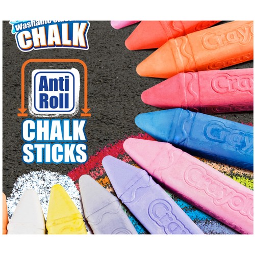 Crayola Sidewalk Chalk Washable 24 Pack