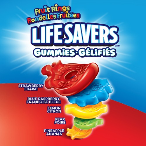 Lifesavers Gummies Candy Fruit Rings 180 g