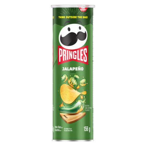 Pringles Canned Potato Chips Jalapeño 156 g