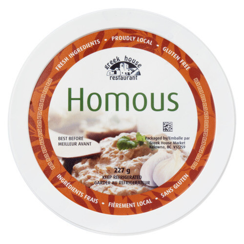 Greek House Restaurant Homous 227 g