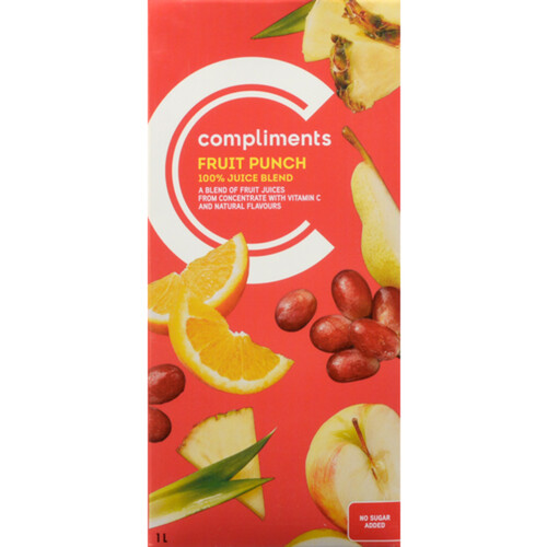 Compliments Juice Fruit Punch Blend 1 L
