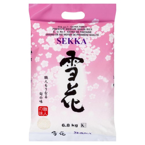 Japanese Sekka Rice Premium Medium Grain 6.8 kg