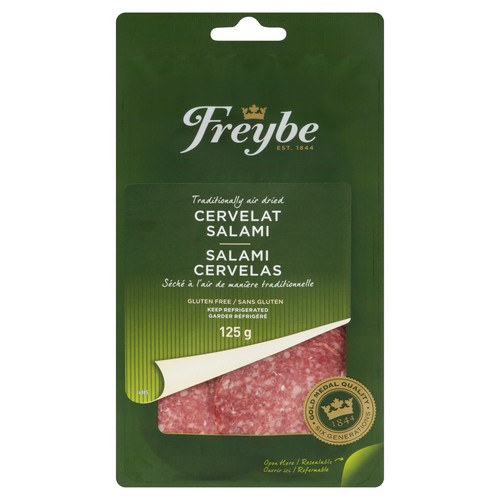 Freybe Gluten-Free Salami Sliced Cervelat 125 g