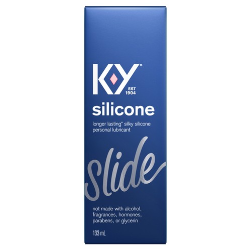 K-Y Personal Lubricant Longer Lasting Silky Silicone 133 ml
