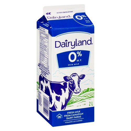 Dairyland Fat Free 0% Milk Skim 2 L