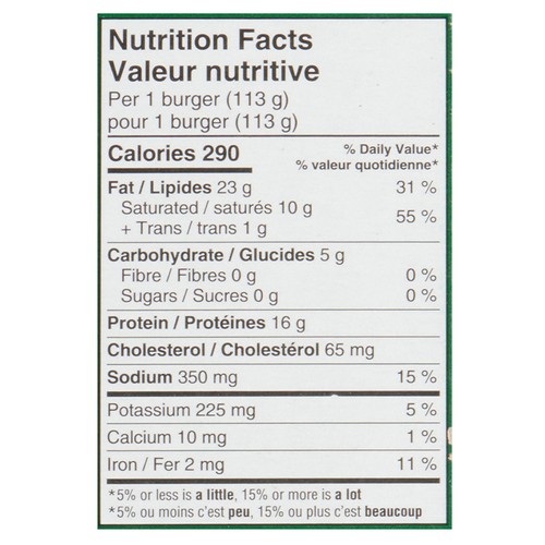 Maple Lodge Farms Zabiha Halal Frozen Beef Burgers 678 g