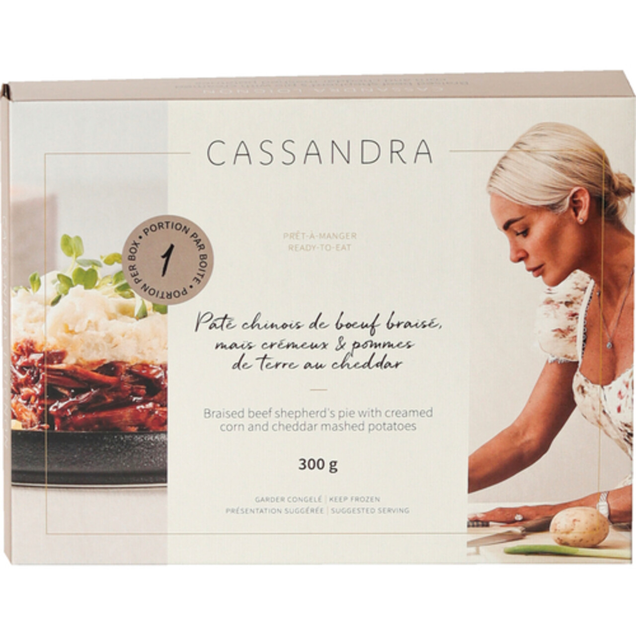 Cassandra Frozen Braised Beef Shepherd's Pie With Creamed Corn 300 g