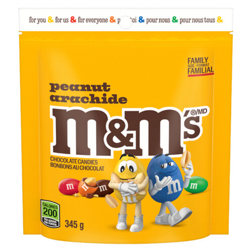 Mars Canada Inc M&M's Peanut Chocolate 345 g