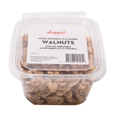 Longo's Walnuts Maple Bourbon Flavoured 200 g