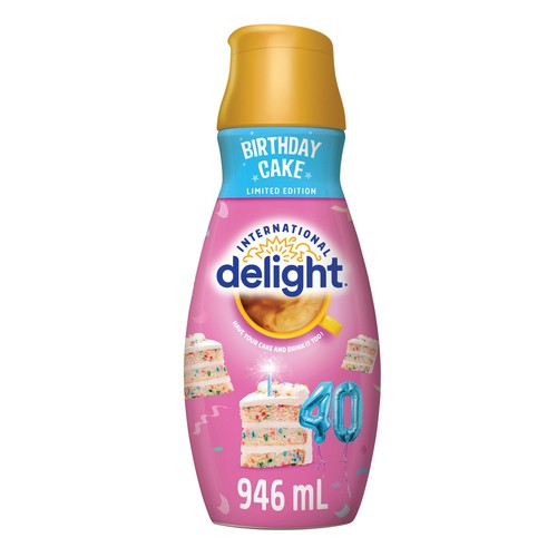International Delight Coffee Creamer Limited Edition Birthday Cake 946 ml