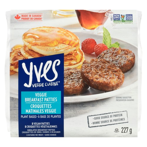 Yves Veggie Cuisine Breakfast Patties 227 g